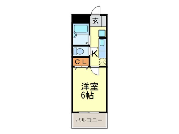 ｻﾝﾄﾋﾟｱ大橋の物件間取画像